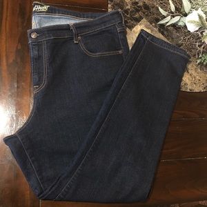 OLD NAVY Dark wash skinny jeans.